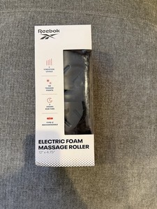 Reebok Electric Foam Roller 3 Vibration Levels Type-C Rechargeable 12" x 4.75"