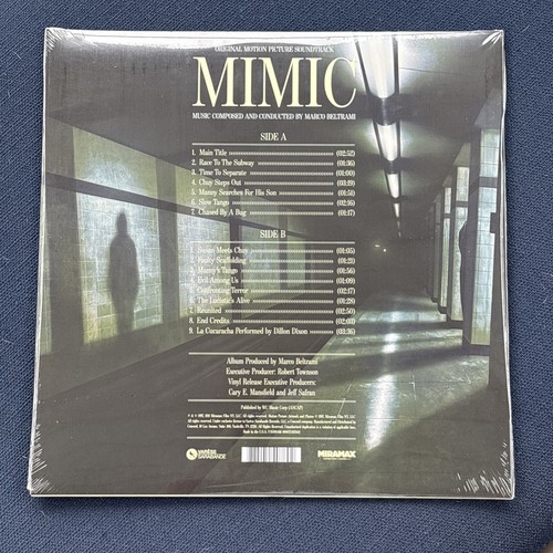 Marco Beltrami - Mimic Movie Horror Soundtrack (Dark Green LP Vinyl) New MINT! - Picture 2 of 3