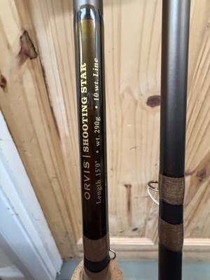 VINTAGE FISHING TACKLE - ORVIS SHOOTING STAR 15ft, 4 PIECE SALMOM FLY ROD.