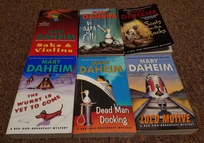 Mary Daheim 6 cozy murder mystery pb SERIES: BED-AND  BREAKFAST MYSTERY, Docking