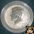 2014 W Silver REVERSE PROOF Kennedy Half Dolla From 50th Anniversary Special Set