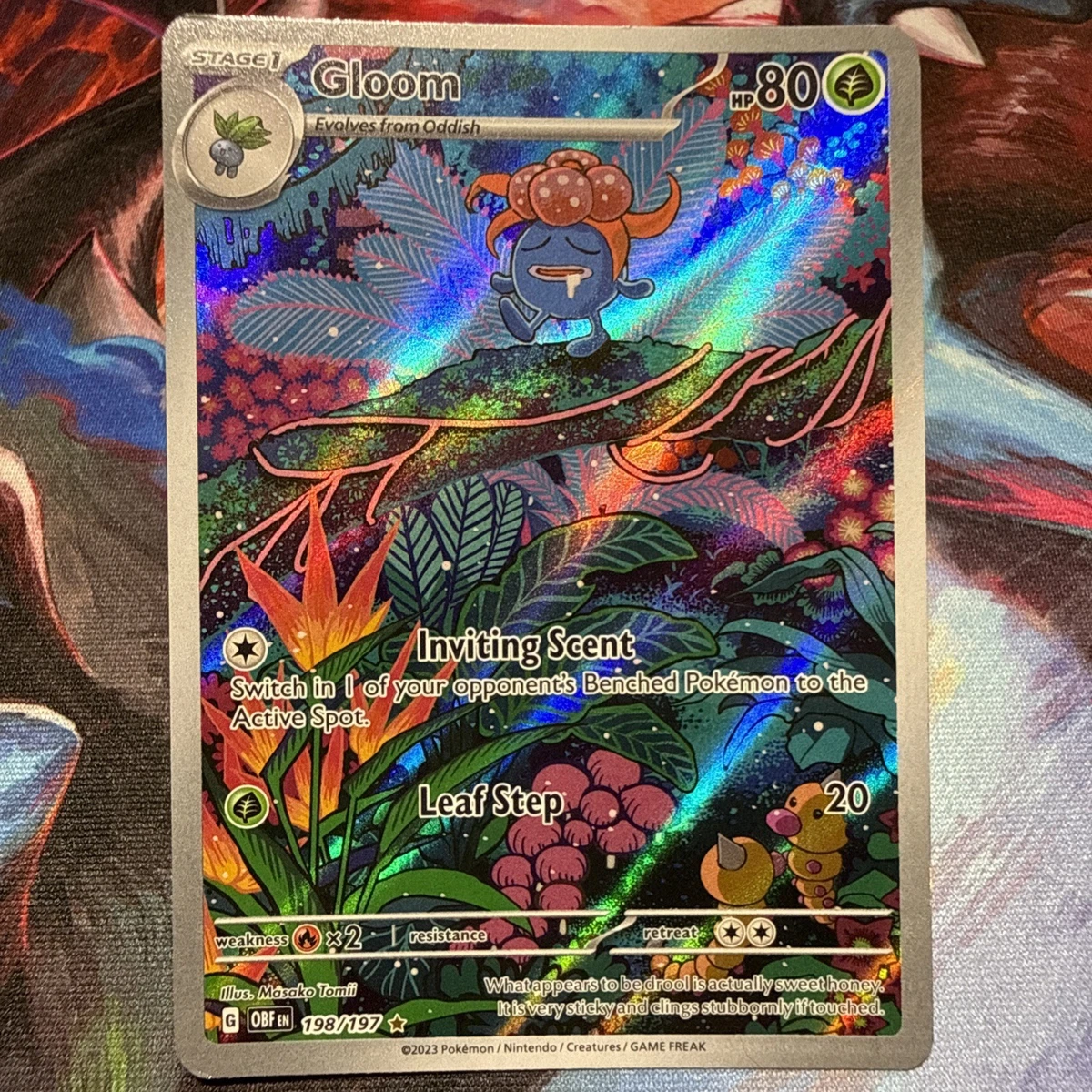 gloom pokemon card value - (27/90) Evolves from Oddish Type Gloom 198/197 SV03: Obsidian Flames