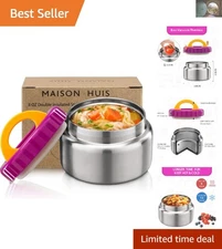 8oz Insulated Vacuum Soup Jar for Hot & Cold Meals - Perfect for Kids' Lunches