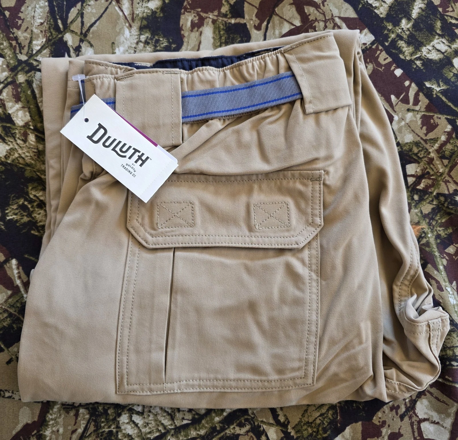 Duluth Trading Co Men's Original Dry on the Fly Relaxed Fit 9-Pocket Cargo Pants