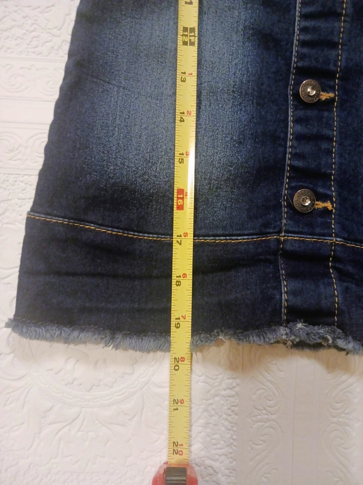 Jordache ребенка ясельного возраста девочек размер 4T общий Jean платье необработанный кромки эластичной материал - Изображение 4 из 4