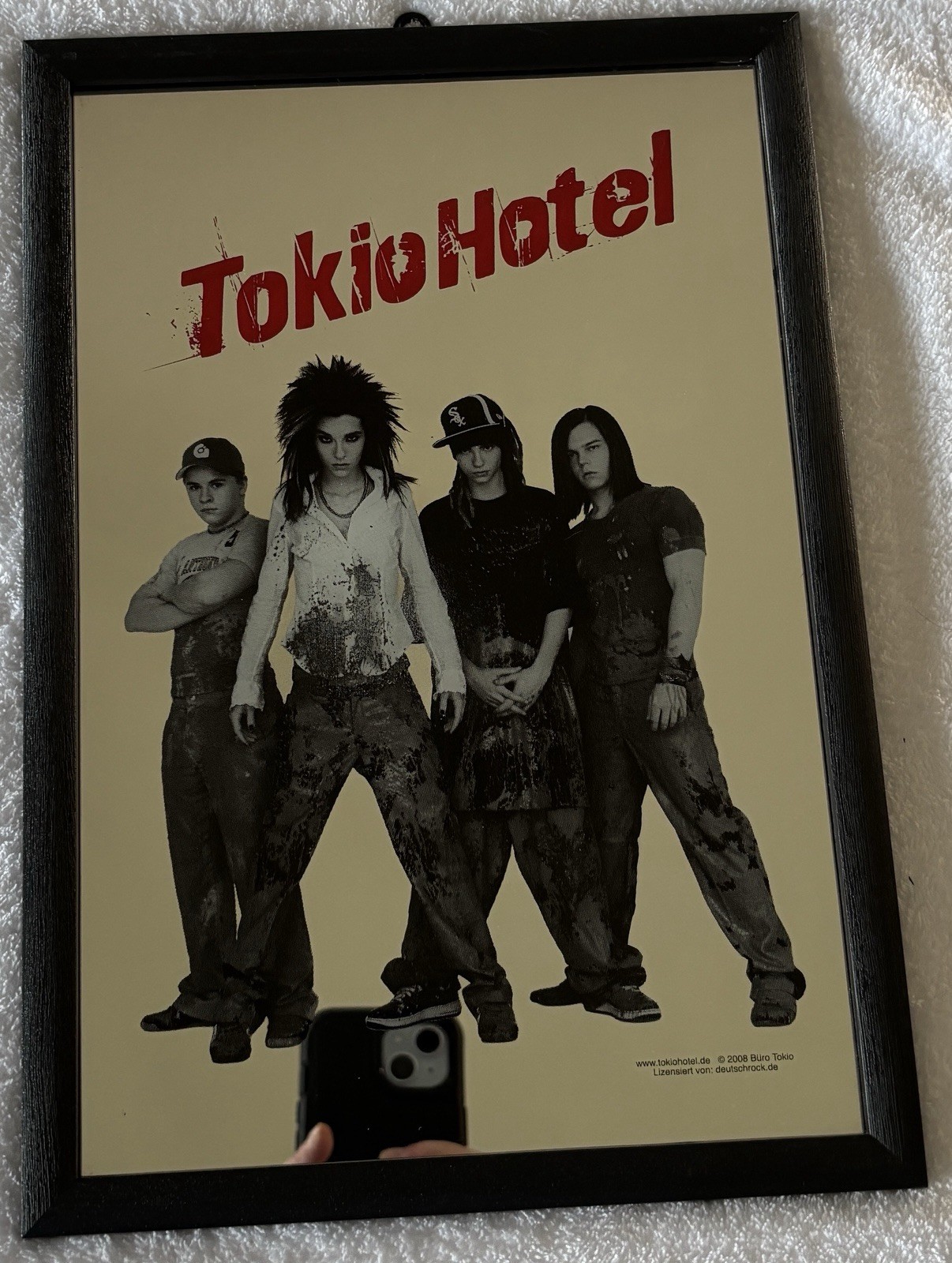 Rare Buro Tokio Hotel Promotional Fanfare/Carnival Mirror Specialty Tour Merch