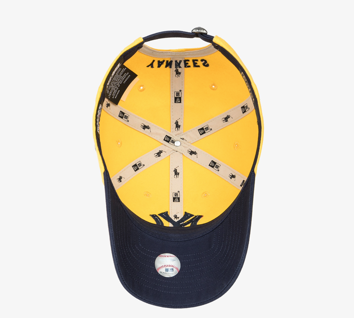 New Era x Polo Ralph Lauren x New York Yankees Ball Cap, Yellow
