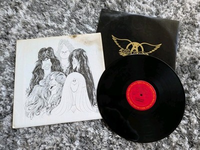 Aerosmith Draw The Line Vinyl LP 1977 Columbia JC-34856 in Shrink w Insert 