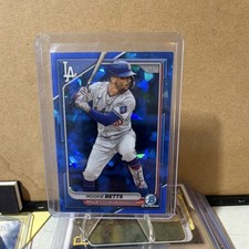 Topps Bowman Chrome Sapphire Edition Mookie Betts #62 Dodgers 2024