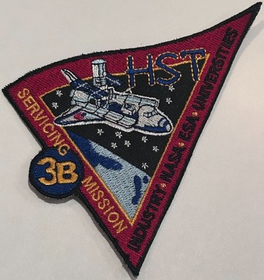 NASA Hubble Servicing Mission 3B Patch Space Shuttle STS-109 Mission HST