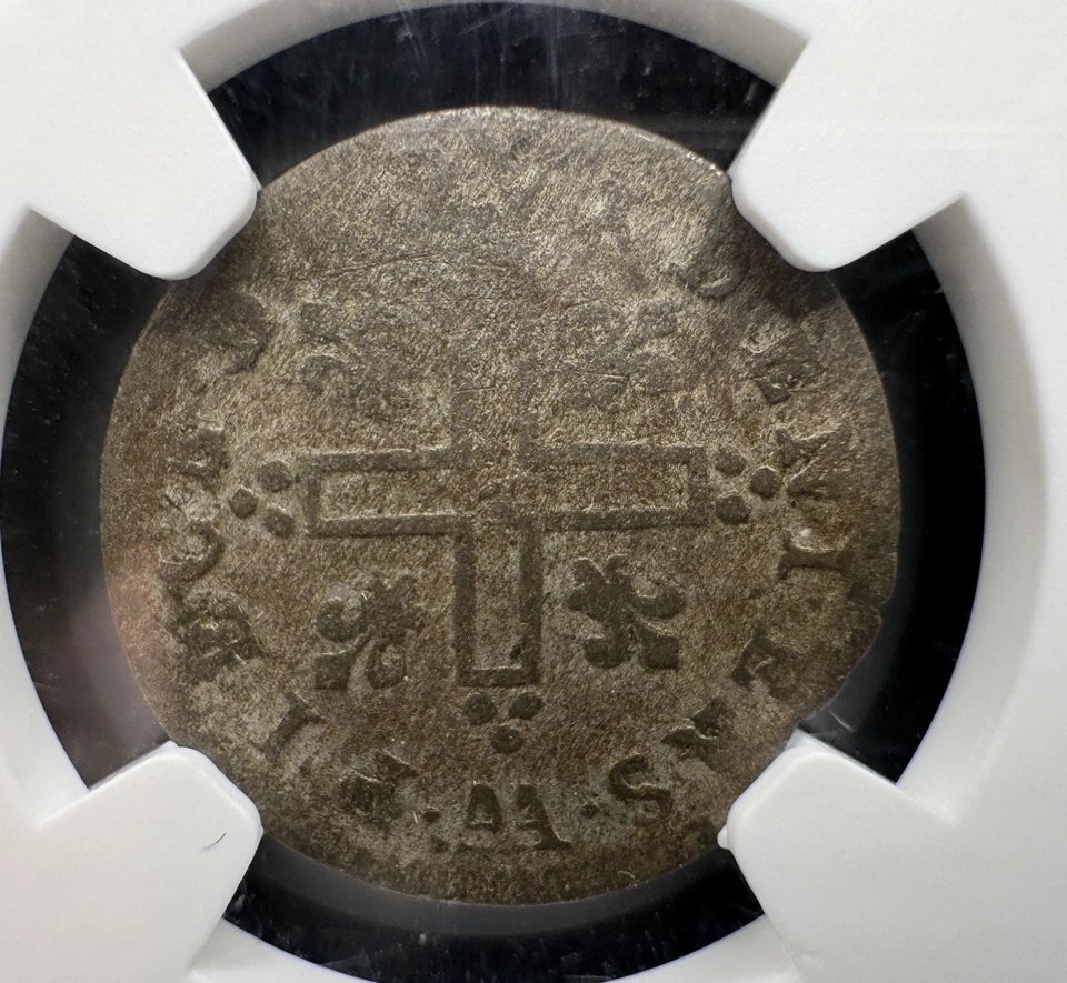 1713-AA French America Copper 15 Deniers NGC Graded Straight Grade! - Image 3 of 3