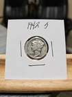 1942 S Mercury Silver Dime 90% Silver 10c Average Circulated FREE SHIPPING!