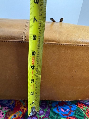 Gianni Charini Vintage Embroidered Large Italian Leather Shoulder Bag Tote VGC, Size L, $68.65 - Photo 22