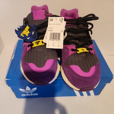 RARE RETRO Adidas YOUTHZX Torsion Ninja Time  Purple  FX6622 Size  5.5