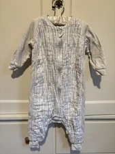 Nest Designs Bamboo and Cotton Long Sleeve Footed Sleep Bag Size 18-2.5T