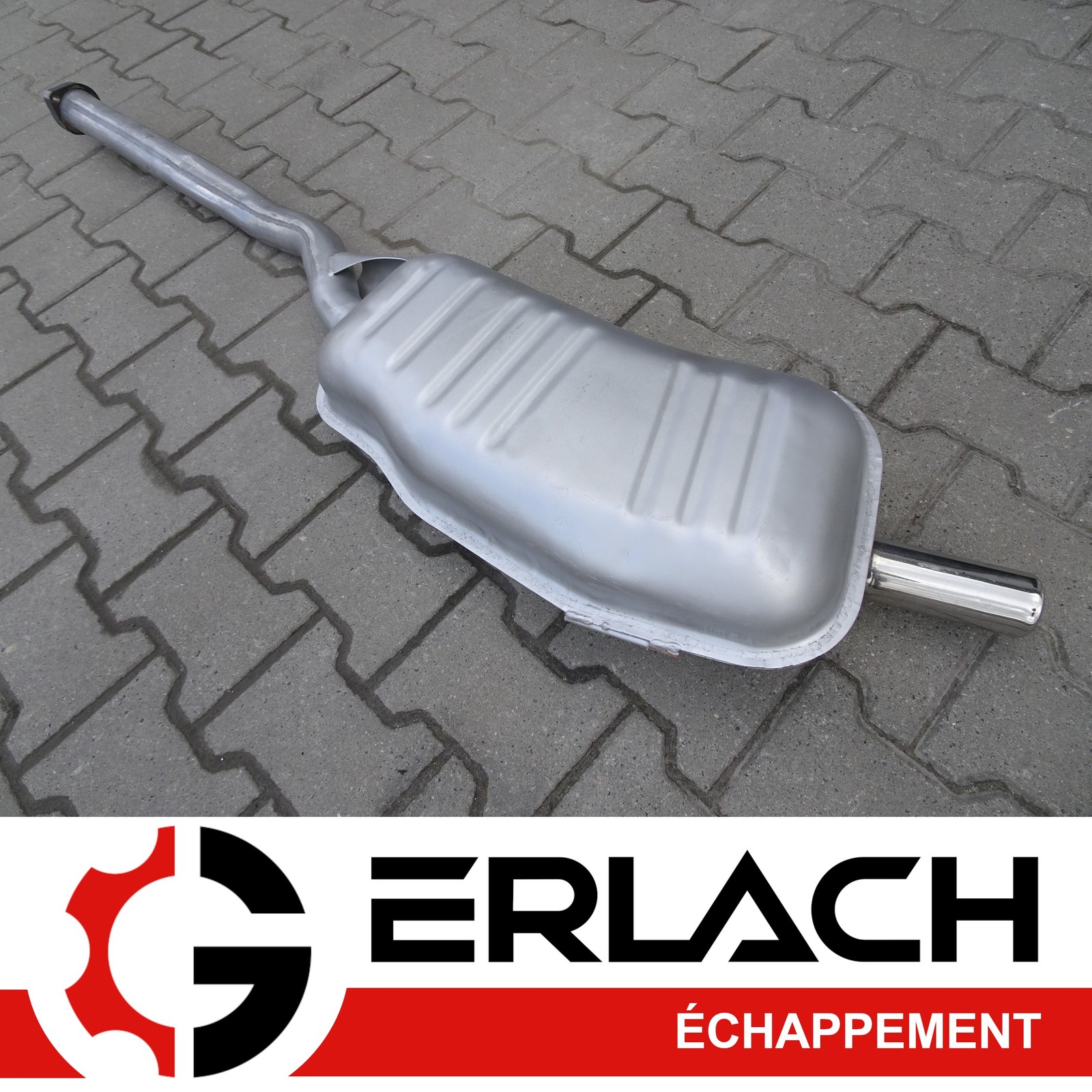 Silencieux arriere BMW E36 320i 323i finition premium pour une restauration mecanique parfaite