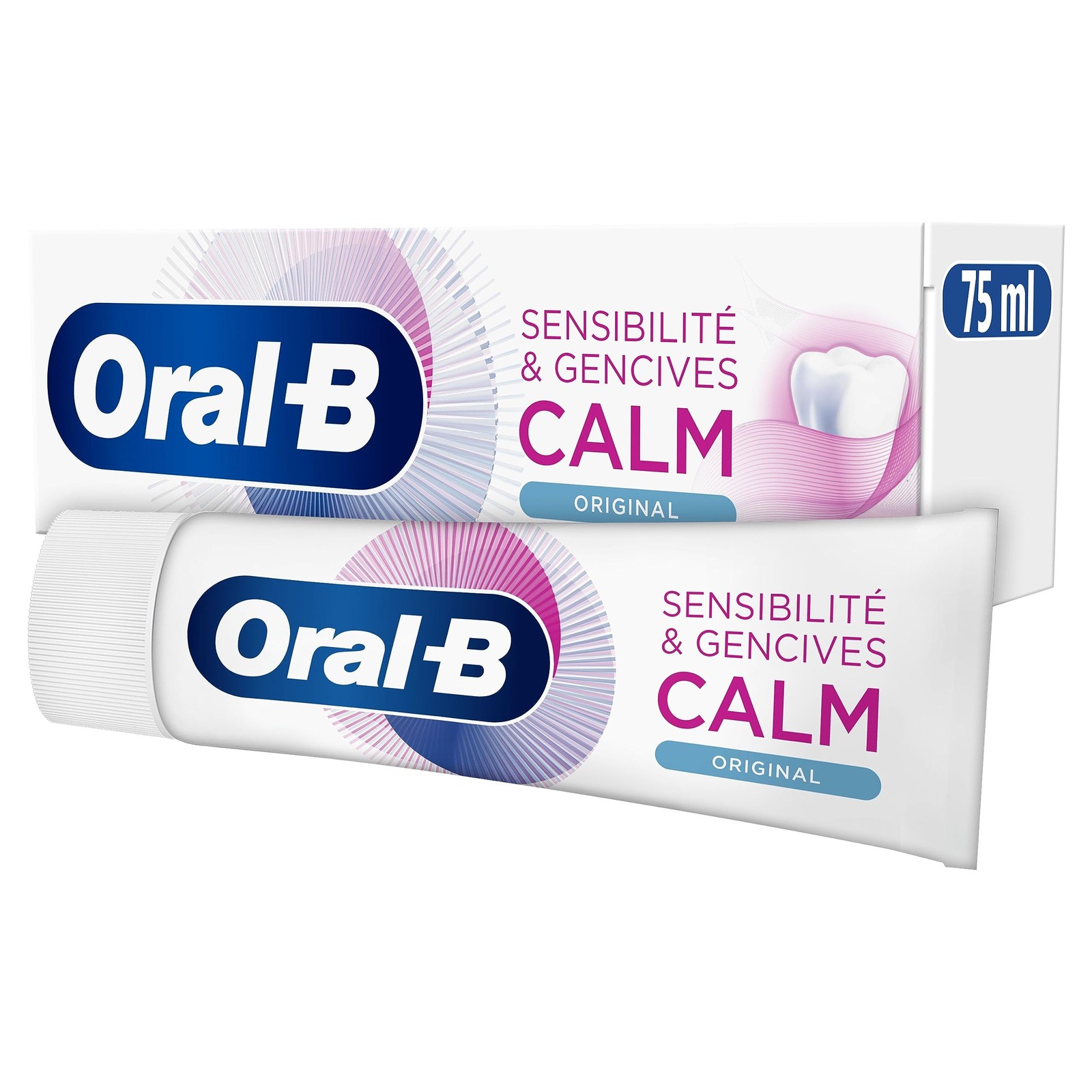 Dentifrice Sensibilité et Gencives Calm 75 ml pour le soin bucco-dentaire quotidien