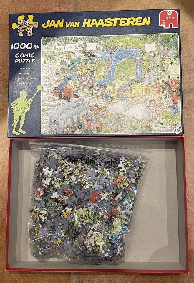 Rompecabezas Jumbo JVH Jan Van Haasteren The Film Set 1000 piezas Foto 2 de 4