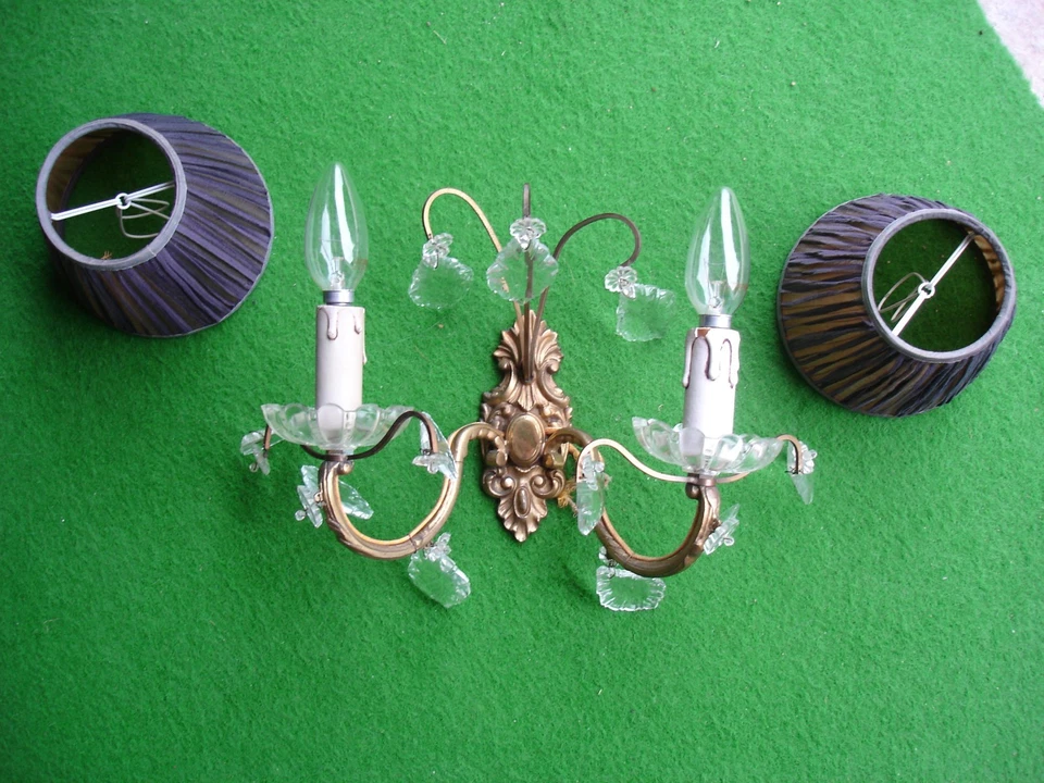 Applique à 12 pampilles (bronze doré) - Photo 2/4