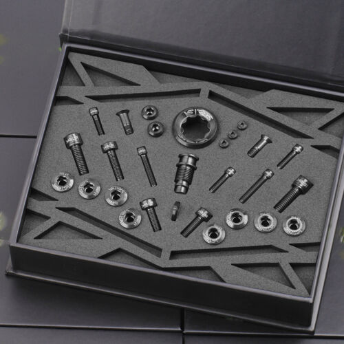 Titanium Alloy Shifters Brake Fixing Bolts Screws Set for M7000 M8000 black