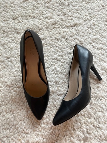 Cole Haan schwarze Leder Pumps Größe 9,5 Absätze