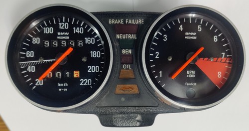 BMW R 100 S RS RT T/7 CRUSCOTTO W= 711 CONTACHILOMETRI E CONTAGIRI - Imagen 2 de 6
