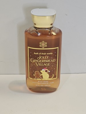 NEW Bath &  Body Works Jolly Gingerbread Village Body Wash  Gel w/Aloe & Vitamin