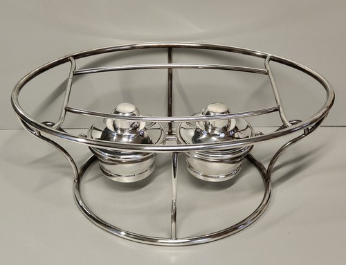 Christofle GALLIA Scaldavivande Piatti SILVER PLATED Chauffe Plat PLATE WARMER