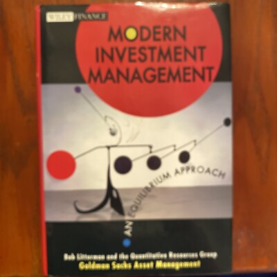 Wiley Finance Ser.: Modern Investment Management : An Equilibrium Approach by...