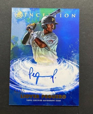 2021 Bowman Inception - Liover Peguero #PPA-LP Pittsburgh Pirates Blue /75 AUTO