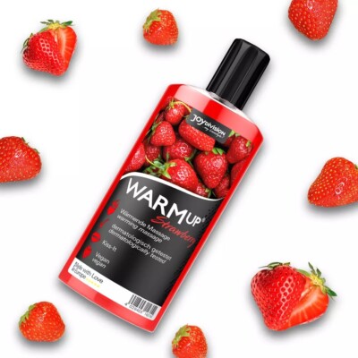 WARMup Gleitmittel Massage Oral Erdbeer Essbar Gel Wasserbasis Vegan  Wrmend | eBay.de