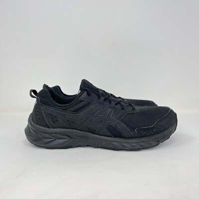 Asics Gel Venture Triple Black Athletic Running Shoes Sneakers