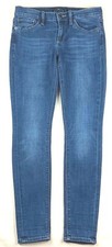 Lucky Brand Jeans Charlie Skinny Womens Size 2/26 Dark Wash Stretch Low Rise