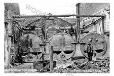 pt1071 - Ruins of Boiler House Hapton Valley Pit Fire 1908 , Lancs - print 6x4