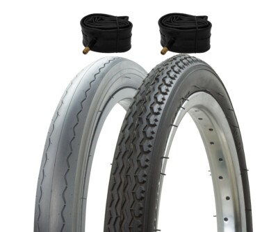 SCHWINN STYLE BRICK 16X 1.75 S2 TIRE W/20X 2.125 S2 STINGRAY TIRE W/TUBE