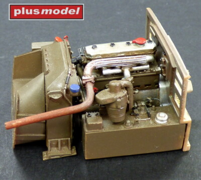 MW22 PLUSMODEL 133 PZKPFW 38 (T)   ENGINE SET ACCESSORIES  1/35