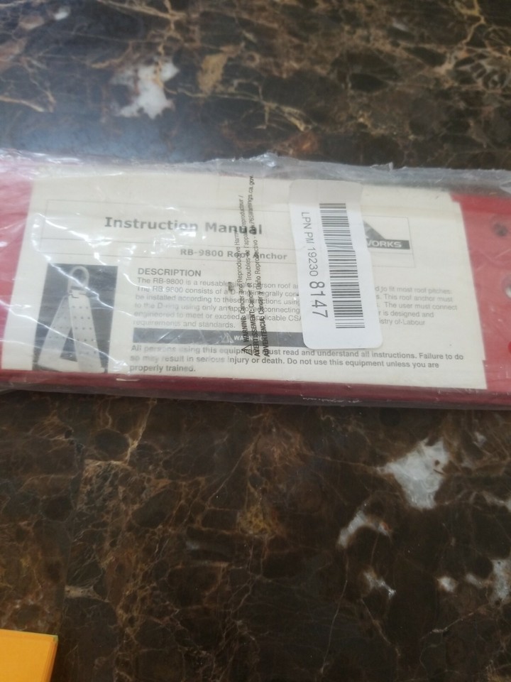 New UpGear by Werner Commercial Temporary D-Ring Steel Roof Anchor ...