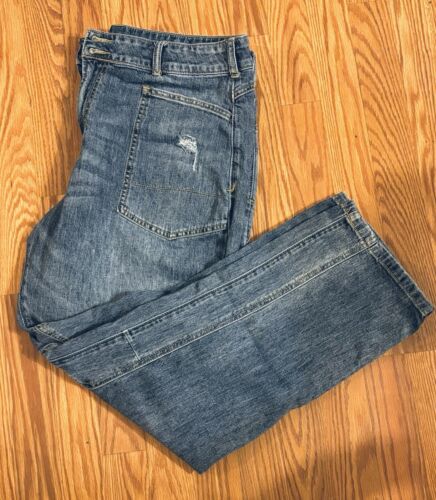 Pilcro Anthropologie The Wanderer Relaxed Jeans Gr. 33 Cargohose Utility Blue - Bild 5 von 9