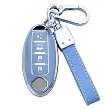 Yuebutor Key Fob Cover Case Fit for Nissan Altima SR Armada SL Maxima