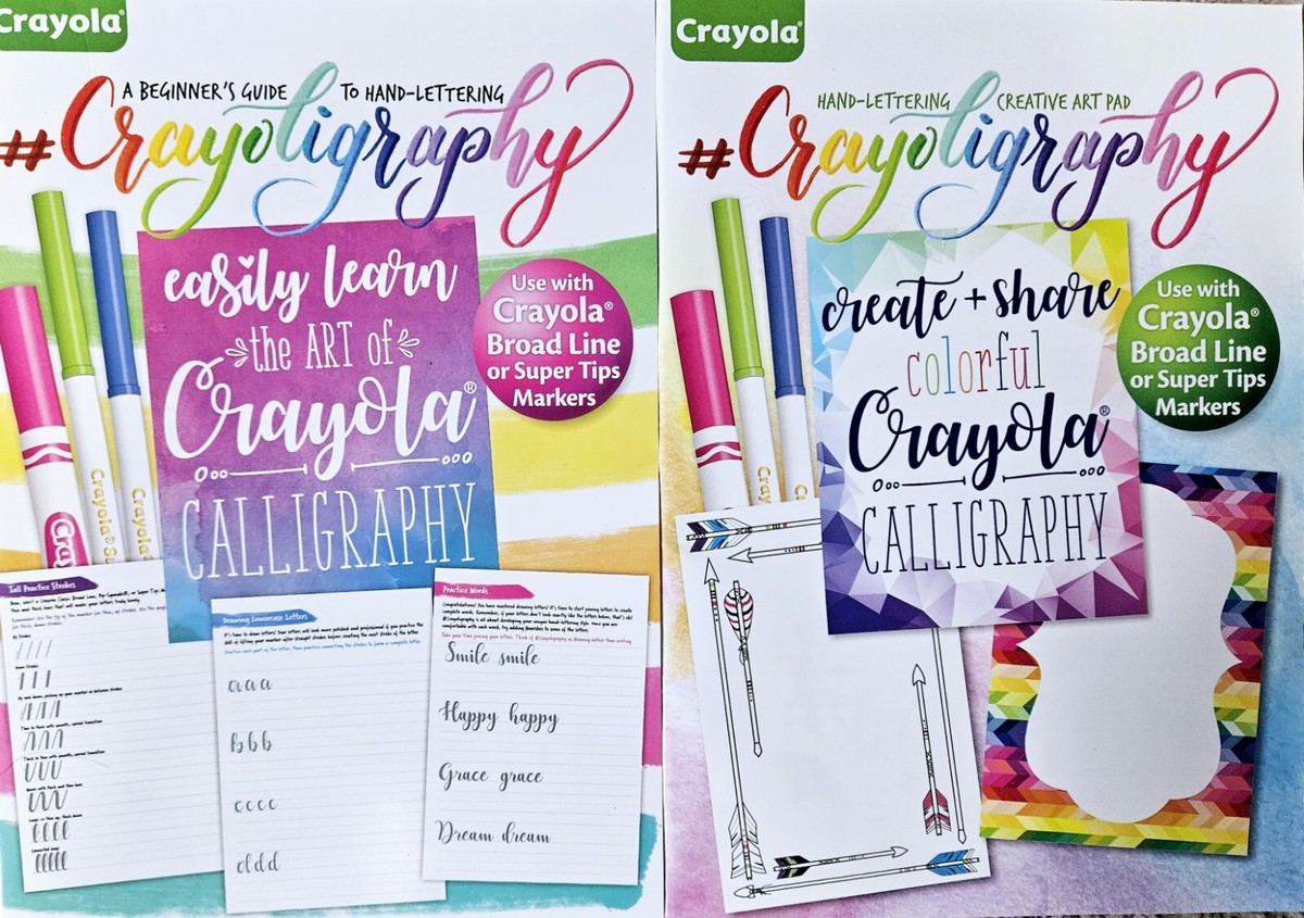 Crayola Calligraphy, a Beginner's Guide to Hand-Lettering Book Set