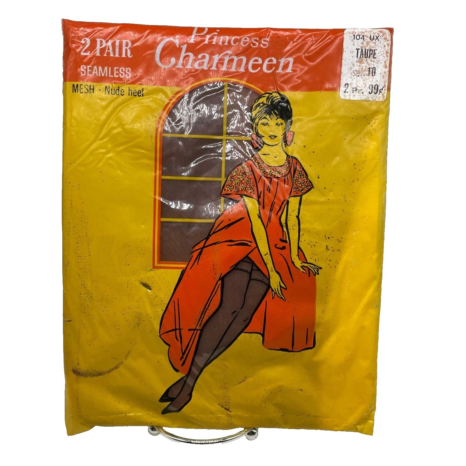 Eveningwear Nylon Vintage Pantis y Medias para Mujeres