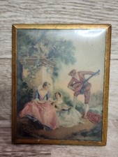 Vintage Haiwatha Heirloom Gold Metal Framed 3x3.5 Framed Print