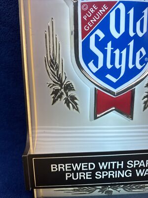 VINTAGE HEILEMAN'S OLD STYLE BEER LIGHT UP SIGN | eBay