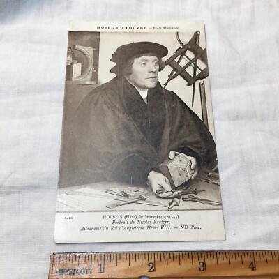 Postcard Hans Holbein Portrait of Nicolaus Kratzer Art Print