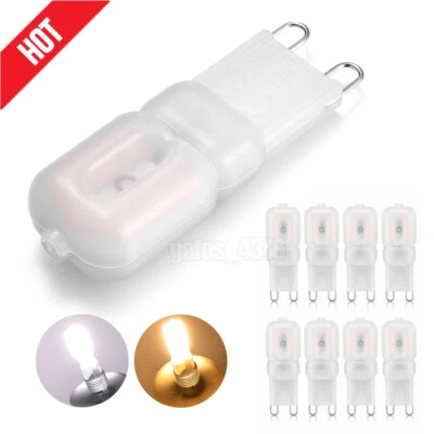 10 Pack G9 LED Capsule Light Bulb True Replacement For G9 Halogen Light Bulb