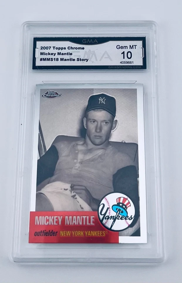 2007 Topps Chrome - The Mickey Mantle Story Chrome #MMS18 Mickey Mantle - Image 2 of 2