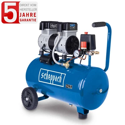 Scheppach Ultra Silent Kompressor HC26Si Druckluftkompressor | 8bar - 24L 1100W