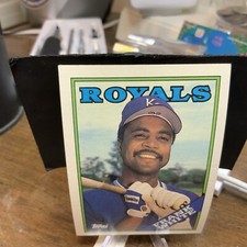 1988 Topps Frank White Baseball Cards #595
