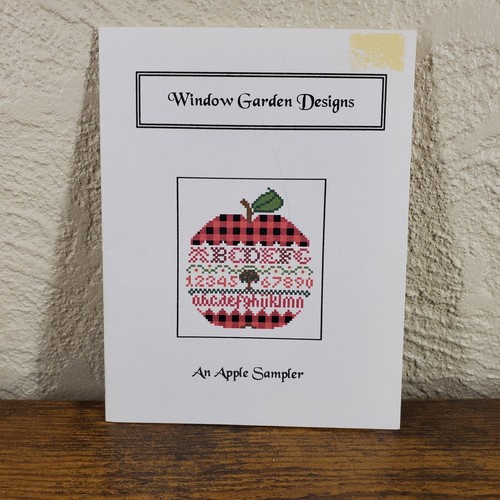 Window Garden Designs An Apple Sampler Tree The Workbasket Cross Stitch Chart - Picture 2 of 5