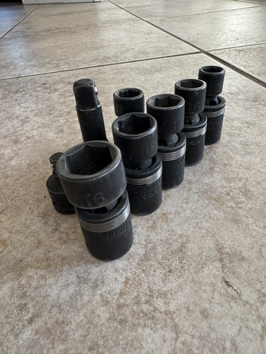 Pittsburgh/Husky 1/2 Inch 8 Piece Wobble Sockets - Picture 3 of 8